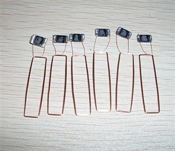 JTRFID 33*9MM NTAG213芯片144BIT存儲13.56MHZ高(gāo)頻ISO14443A協議NFC标簽專用芯片線圈NFC裸标簽